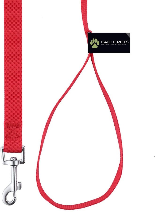 Eagle Pets Nylon Dog Training Leash Long for Training,Walking .Best for Medium to Large Dogs. (RED, 30FT) - Image 2